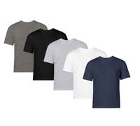 Bonjour Lot de 3/5 T-shirts pour Homme - Design Légèrement Ajusté et Confortable en Coton Super Doux - Extensible