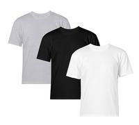 Bonjour Lot de 3/5 t-shirts pour homme - T-shirts de qualité supérieure pour homme avec un design légèrement ajusté et confortable - T-shirt en coton super doux - T-shirts extensibles pour homme