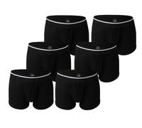 Bonjour® Lot de 6 et 12 boxers en coton pour homme - Rayures fluo, (Lot de 6 rayures noires), S