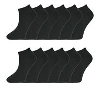 Bonjour Lot de 6 paires de chaussettes de sport courtes en coton de qualité supérieure pour femme avec prise en main douce antidérapante | Chaussettes basses confortables et douces pour femme 37-42
