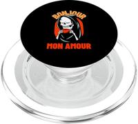 Bonjour Mon Amour (déclaration drôle en français) (Graphique en Forme de café) PopSockets PopGrip pour MagSafe