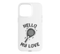 Bonjour Mon Amour Padel Tennis Coque pour iPhone 15 Pro Max