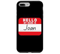 Bonjour Mon nom est Joan Funny Tag Coque pour iPhone 7 Plus/8 Plus