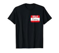 Bonjour, Mon nom est Kenny Funny Name Tag T-Shirt Graphique avec Valeur
