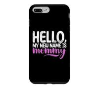 Bonjour, Mon Nouveau nom est Mommy Baby Shower Coque pour iPhone 7 Plus/8 Plus
