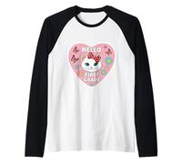 Bonjour, Petite Fille de 1re année, Chaton, Chat, Retour à l'école Manche Raglan