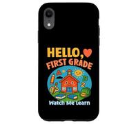 Bonjour, première année regardez-moi apprendre à commencer l'apprentissage scolaire Coque pour iPhone XR