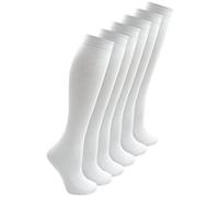 Bonjour Retour à l'école 6 paires de chaussettes hautes en coton pour enfants