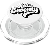 Bonjour Soixante-dix, 70 Ans pour Les Hommes et Les Femmes PopSockets PopGrip pour MagSafe