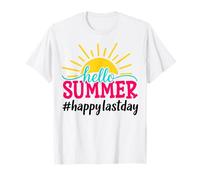 Bonjour Summer, dernier jour d'école, professeur, élève T-Shirt