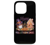 Bonjour Thanksgiving Sorcière Mashup Pain d'épices Coque pour iPhone 13 Pro