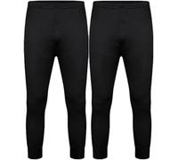 Bonjour Thermals Lot de 2 caleçons thermiques pour homme, Noir , 27-32