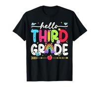 Bonjour, troisième année, Arc-en-Ciel, Premier Jour d'école, Professeur T-Shirt