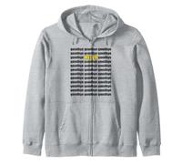 Bonjour, Un Message d'amitié et de gentillesse Sweat à Capuche