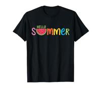 Bonjour Vacances d'été Cadeaux de pastèque T-Shirt
