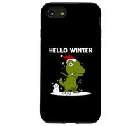 Bonjour Winter Trex Dinosaure Bonhomme de neige Coque pour iPhone SE (2020) / 7 / 8