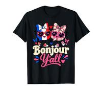 Bonjour Yall Papillon T-Shirt Graphique avec Valeur