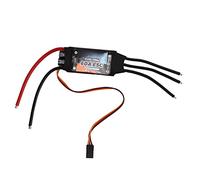 BONKZEBU 60A Bidirectional sans Pinceau ESC, Sortie de Sortie de Sortie Bidirectionnelle Test de Puissance, Bonne maniabilité Black ESC Rapid Response Speed Controller pour RC Car