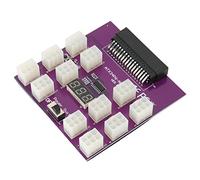 BONKZEBU Adaptateur de Carte de Distribution D'énergie Minière 1200 W, Module de Dérivation D'affichage de Tension LED pour Alimentation 7001484-J1000, Opération Facile pour Alimentation de Serveur,