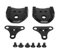 BONKZEBU Adaptateur de Pédale de Vélo, 4pcs Adaptateurs de Pédales à Vélo à Double Cale de Métal, Convertisseur de Pédales à Vélo Compatible avec le VTT, les Pédales de Vélo de Route,