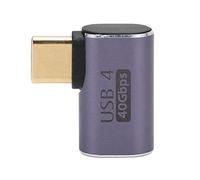 BONKZEBU Adaptateur de Type C Ultra Rapide pour Téléphones Mobiles, Transfert Haute Vitesse de 40 Go Prenant en Charge la Résolution 8K, Conception Compacte et Portable, Coque en Alliage (Type C