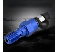 BONKZEBU Anodisé M10x1.0mm Maître-cylindre de Frein de Moto Étrier Vis de Purge Mamelon Boulon Banjo pour Freins Problématiques de Verrouillage D'air, adapté à Divers Modèles de Motos (Bleu)