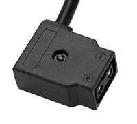 BONKZEBU Anton Bauer Batterie V-Mount, D-Tap, Prise de Type B, Câble Adaptateur Power Tap vers D-Tap Hub, Protection Sûre Contre Les Courts-Circuits, Léger, pour Photographes, Plastique, Noir