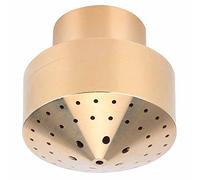 BONKZEBU Arroseur de Fontaine en Laiton Durable, Effet D'eau Clair pour Parcs D'attractions et Musées (4 pointes dents internes 20mm)