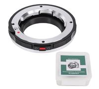 BONKZEBU Bague D'adaptation de Monture D'Objectif de Contrôle D'ouverture IntégréE Pro, Adaptateur de Monture LM vers E, Objectif de Mise au Point Hélicoïdale Macro pour Appareils