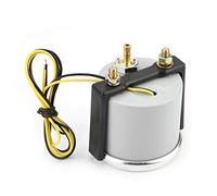 BONKZEBU Barre de Compteur de Jauge Turbo Boost Universelle à LED Rouge pour Voiture, Teinte de Fumée de Haute Précision 2 "12V pour les Amateurs de Voitures