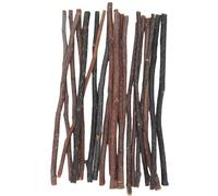 BONKZEBU Bâtonnets d'arbre Doux de 20 Cm, Friandises Molaires pour Hamster, Gerbille, écureuil, Dents à Mâcher en Bois de Longue Durée, Bénéfiques pour la santé, Idéales pour Mâcher et Jouer