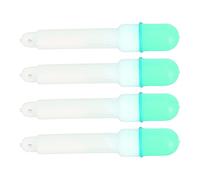 BONKZEBU Bâtons Lumineux de Pêche de Nuit, 4 Pièces, Feu Arrière Flottant Haute visibilité, Bâton LED pour Cannes à Pêche en Mer, Matériau ABS Réutilisable (Stable sur Le Vert)