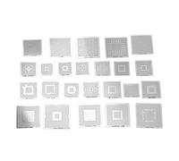 BONKZEBU BGA - Pochoirs Universels de Reballage, Ensemble de Mailles en Acier de Précision pour Ordinateur Portable, Carte Graphique de Bureau, 130 Pièces