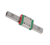 BONKZEBU Bloc Coulissant de Guidage sur Rail Linéaire Miniature de 12 Mm de Largeur avec Conception de Contact à 4 Points et interchangeabilité, pour Petits équipements (100mm)