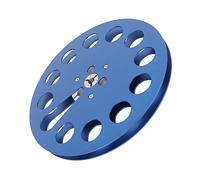 BONKZEBU Bobine de Ruban Vide Haute Performance de 7 Pouces avec 11 Trous pour Une Résistance à la Flexion, Bobine de Réception de Ruban en Alliage D'aluminium pour Une qualité Sonore Parfaite (Bleu)