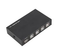 BONKZEBU Boîte de Commutation Manuelle de Partage USB, USB 2.0 vers B, Hub de Commutation de Partage à 4 Ports pour Imprimante, Scanner, Appareil Photo, Clavier, Hub de