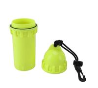 BONKZEBU Boîte Sèche Étanche pour Plongée sous-Marine et Apnée avec Clip Cylindrique Jaune