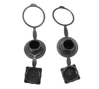 BONKZEBU Bouchons de Valve d'air de Remplacement, 2 Pièces, Bouchon d'étanchéité sécurisé Robuste pour Bateaux Gonflables, Canoës Radeaux, Matériau PVC