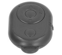 BONKZEBU Bouton Selfie télécommandé de 10 M avec Un Tourne-Page et Une Fonction de Type Télécommande pour Le Fonctionnement des Applications Grand Public, Matériau ABS, Conception Légère (Noire)