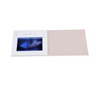 BONKZEBU Brochure Vidéo avec écran LCD de 7 Pouces avec Carte de Vœux électronique Facile à Utiliser, Mémoire de 2 Go, Prise en Charge 720P, Parfaite pour la publicité et Les Introductions de