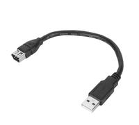 BONKZEBU Câble Adaptateur Firewire 1394 6 Broches, Câble Adaptateur Femelle vers USB 2.0 AM, Câble D'extension USB 2.0, Câble Convertisseur pour Imprimante, Appareil Photo Numérique,