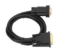 BONKZEBU Câble Convertisseur DVI vers VGA Mâle 2m pour Windows95, Cordon Adaptateur Vidéo HD Plug-and-Play pour Moniteur PC 1080P
