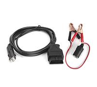 BONKZEBU Câble D'alimentation de Secours, économiseur de Mémoire ECU Fiable pour Véhicules Récents, 3 Mètres/11,8 Pouces, ABS + Laiton