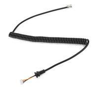 BONKZEBU Câble de Microphone à 6 Broches, Ligne Durable pour Autoradio FT-7900R FT-8900R MH-48, Haut-parleur de Communication, Fil de Cordon de Micro de Remplacement pour Radio Mobile