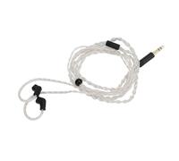 BONKZEBU Câble pour écouteurs à 2 Broches, 0.78mm, en Cuivre plaqué Argent, Couleurs Vives, sans Enchevêtrement, pour ZSN ZS10 ZSX AS12 AS16 ZAX, Ajustement sécurisé