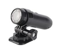 BONKZEBU Caméra de Casque de Moto de Vélo, Caméscope DVR Léger et étanche, Caméra d'action 960P pour Cyclistes ABS Grand Angle de 170 Degrés