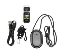BONKZEBU Caméra de Poche Caméscope POV Portable 2,7K, 32 Go, Objectif Rotatif à 180° (Blanc)