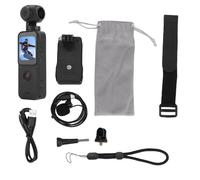 BONKZEBU Caméra de Vlogging Portable 5K HD, Caméscope d'action, Caméra de Sport Portable, Objectif Rotatif à 70°, écran HD de 1,69 Pouces, Enregistreur Vidéo, pour Le Cyclisme, la