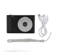 BONKZEBU Caméra Numérique 4K, 4K 48MP Haute Définition 1080p Point Numérique et Appareil Photo de Prise de Vue, Longue Durée de Vie de la Batterie Compact, pour la Photographie de Voyage (Noir)