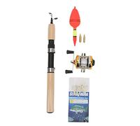 BONKZEBU Canne à Pêche sur Glace et Moulinet, Ensemble Durable avec Jigs Bobber pour Eau Douce et Eau Salée, Outil de Pêche Idéal pour Hommes, Femmes, Adultes, Jeunes, 29,5 Pouces de Long